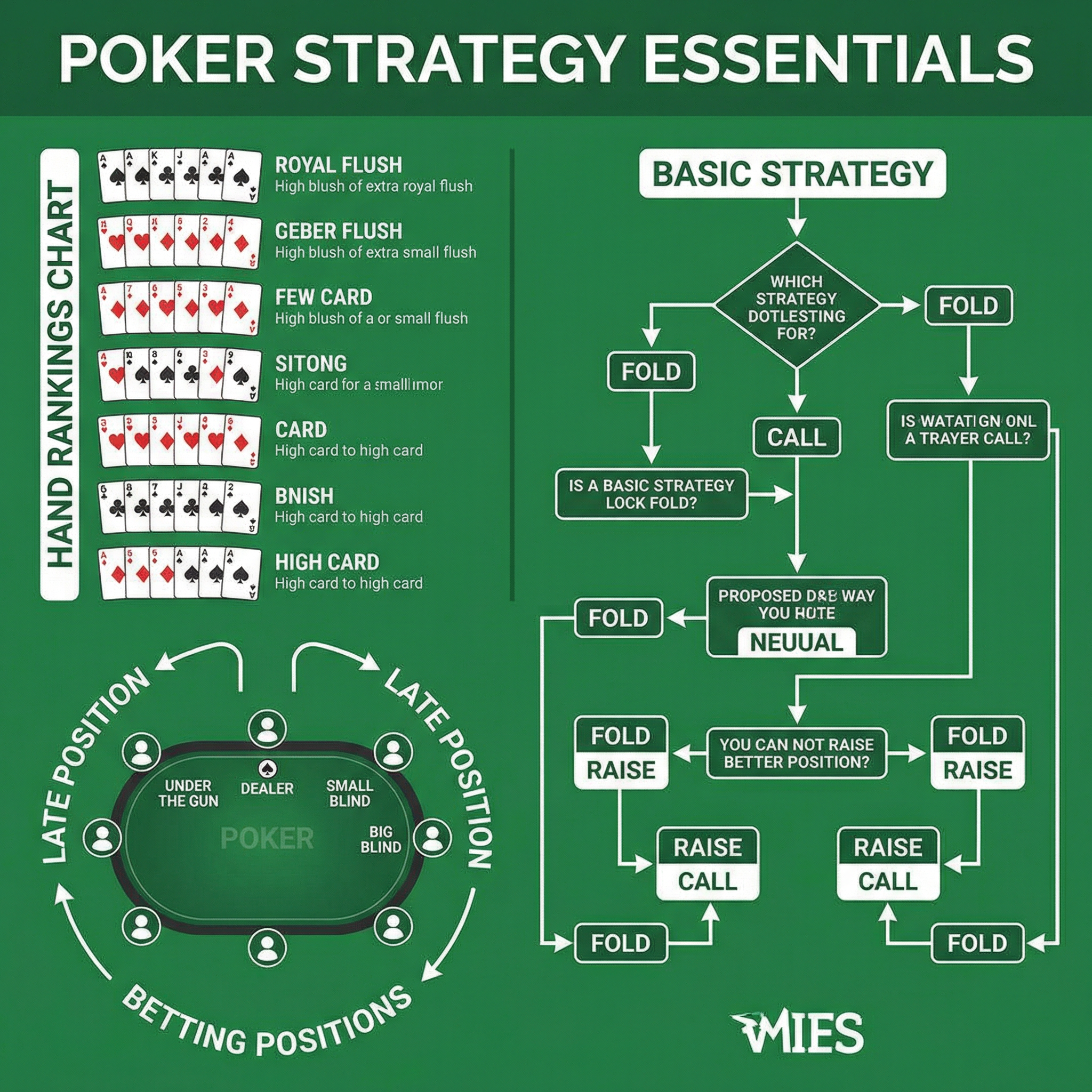 德州扑克牌型排名图解